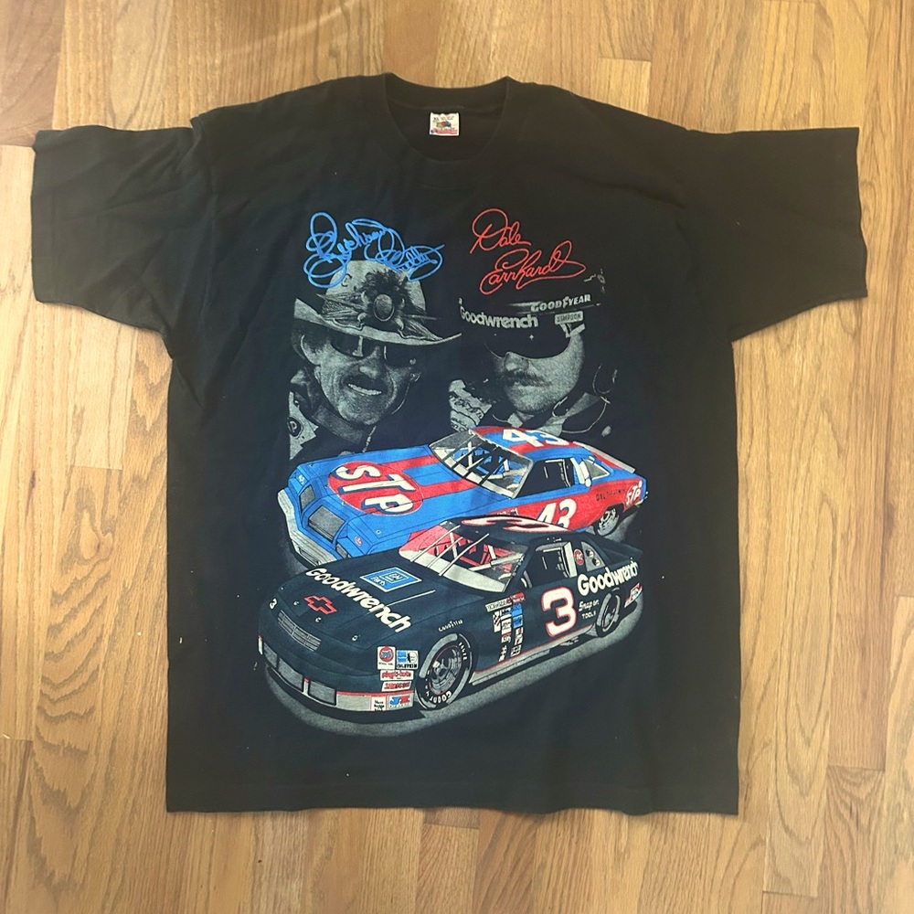 Vintage Dale Earnhardt and Richard Petty Tshirt